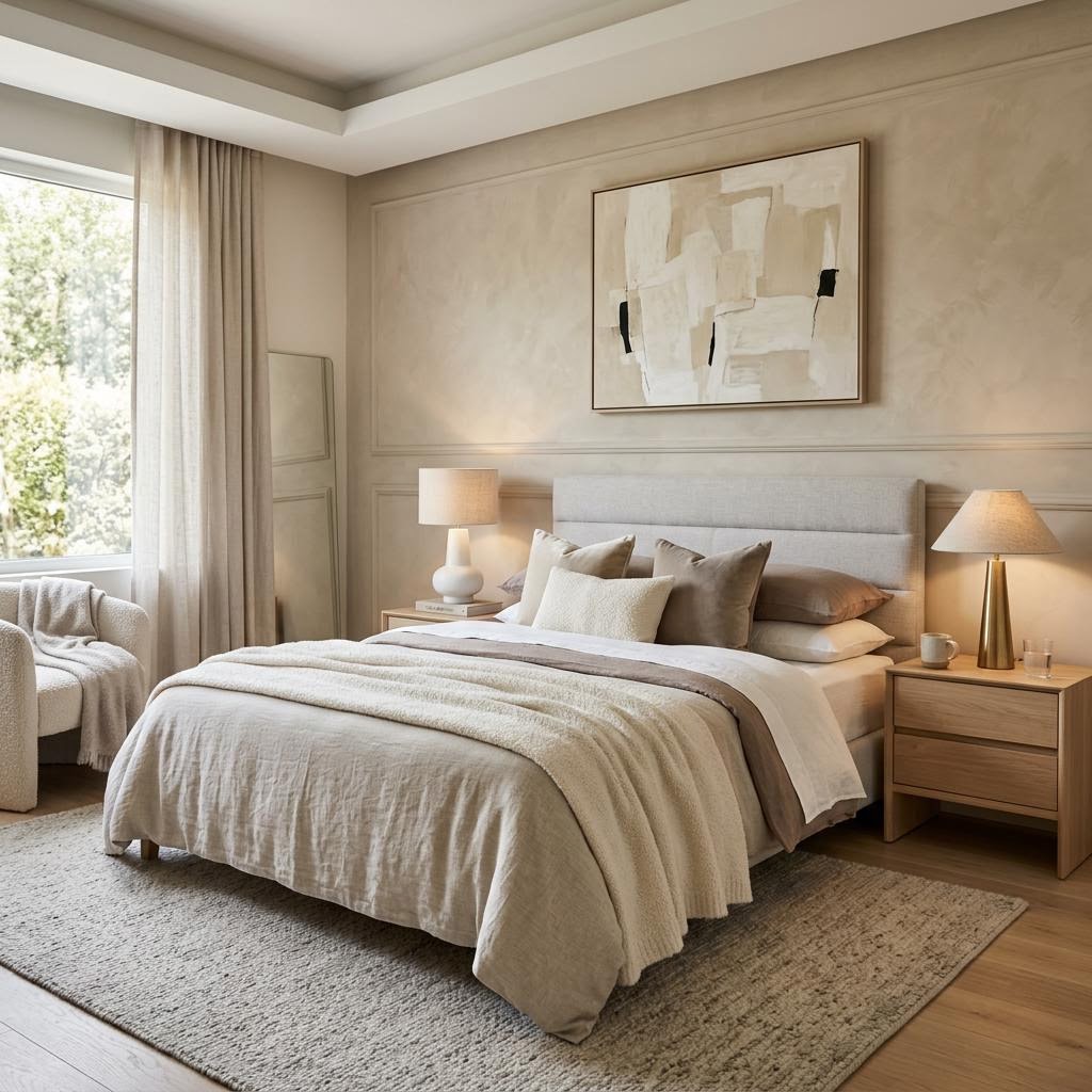 Elegant Neutral Bedroom